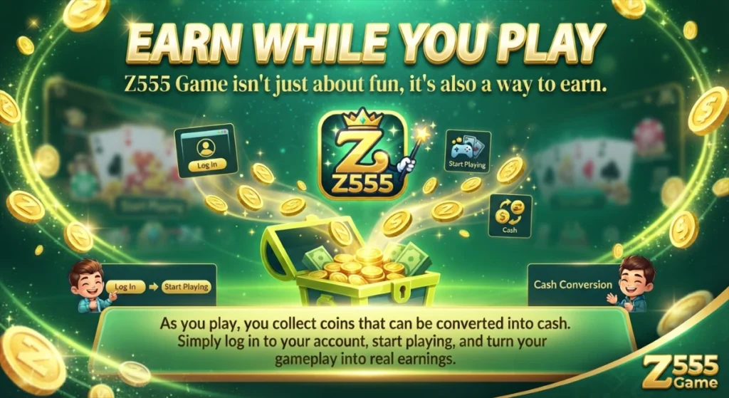 Earn While You Play - Z555 Game