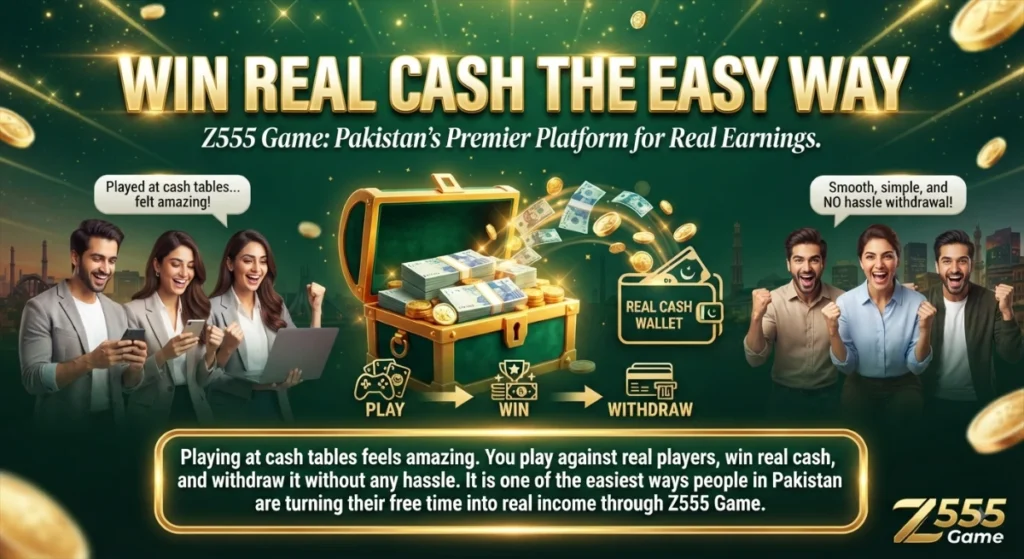 Win Real Cash the Easy Way - Z555 Game